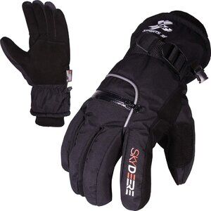 Leather Ski Gloves 100% Waterproof